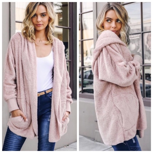 plush cardigan sweaters